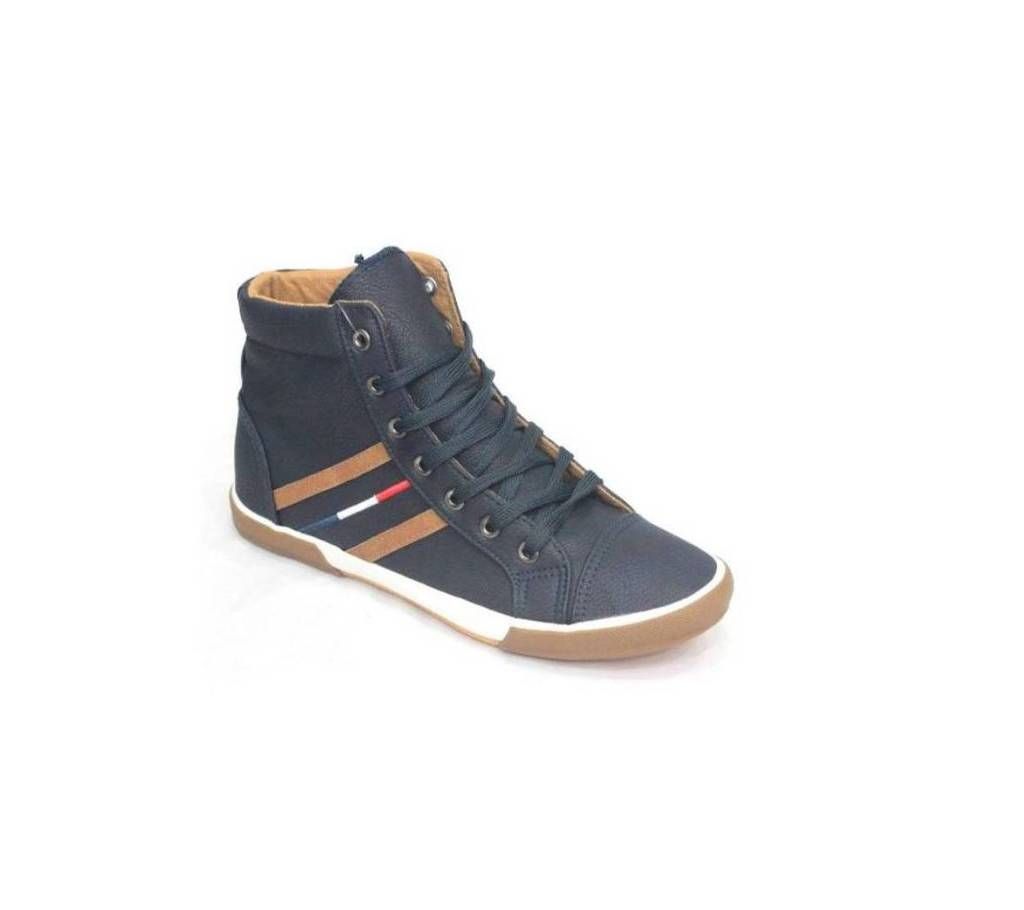Dark Blue high Sneakers for Men