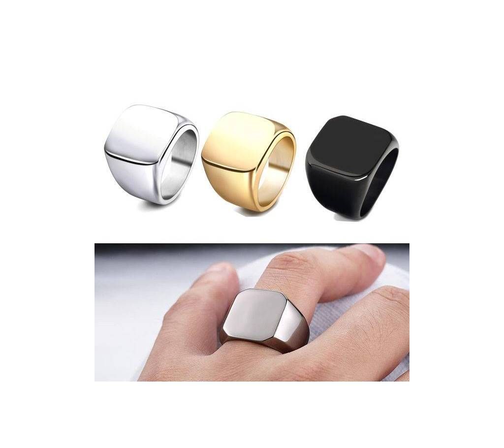 Man's Stainless Steel Finger Ring-1pec