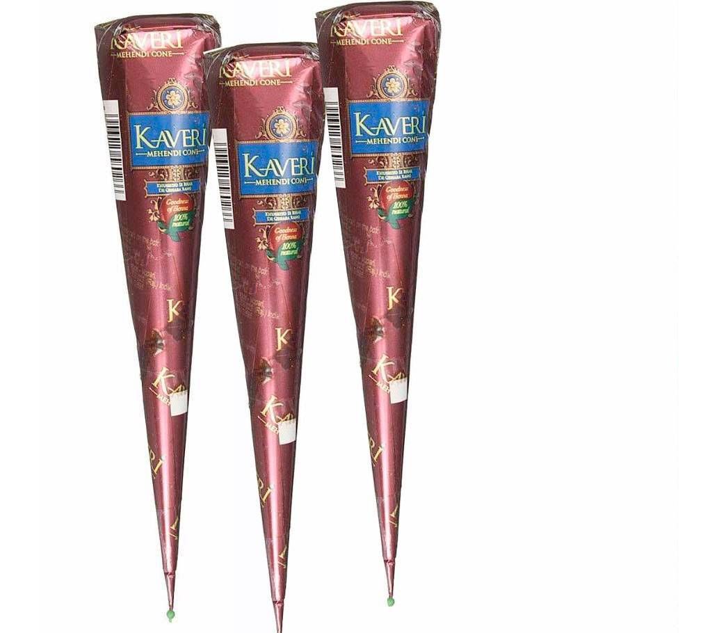 Kaveri cone  mehndi ( 3 unit )