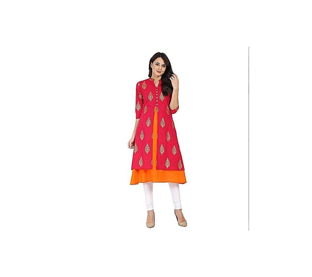 Printed Cotton Casual Kurti