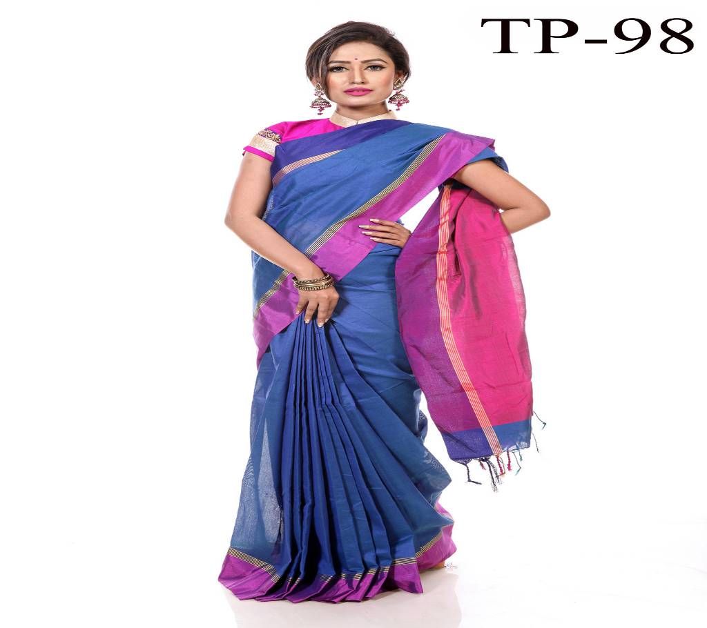 Multicolor Silk & Cotton Saree 