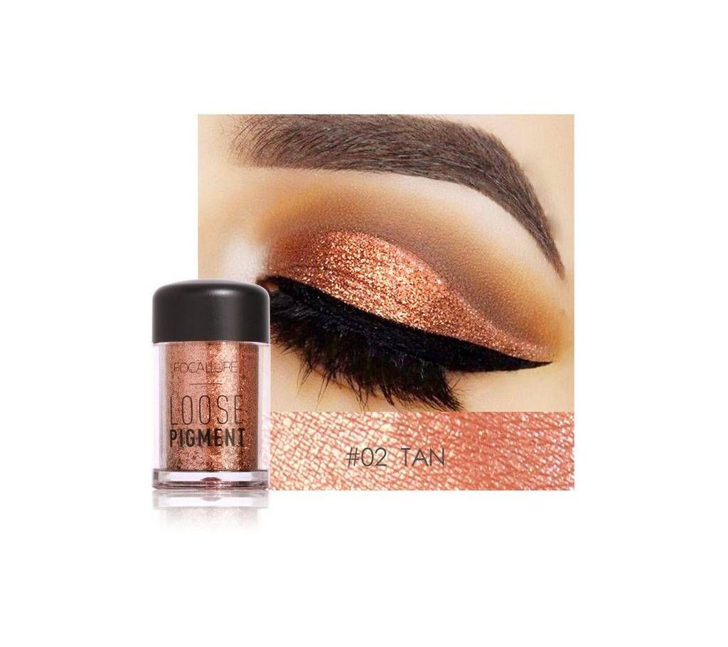 Focallure glitter Loose Pigment Eyeshadow TAN shade