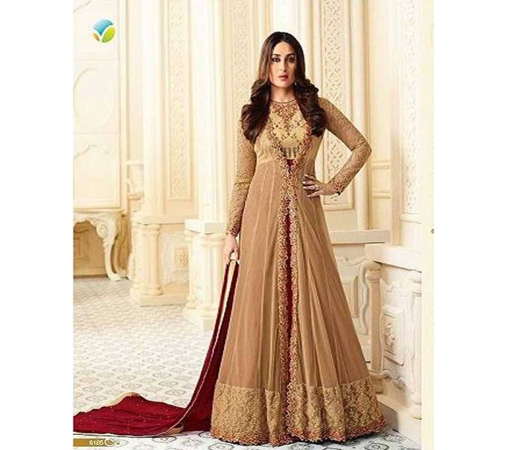 Vinay Kaseesh Kareena Semi-Stitched Embroidery Georgette Three-pcs (Copy)