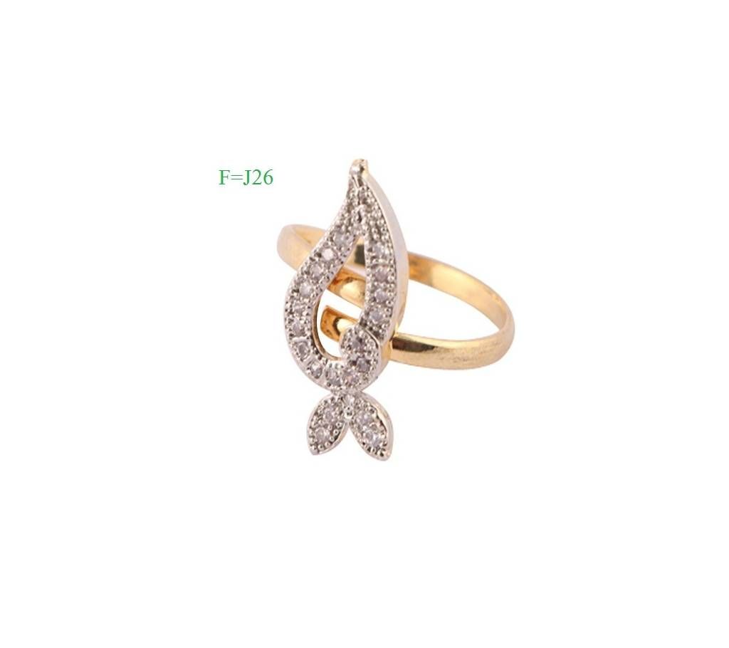 Indian gold plated finger ring-26