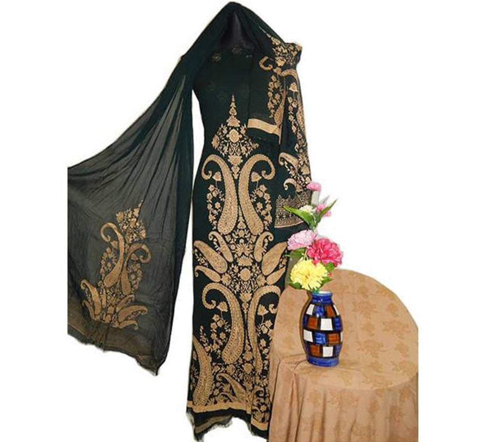 Unstitched VisCos Georgette Skin Print Three-pcs