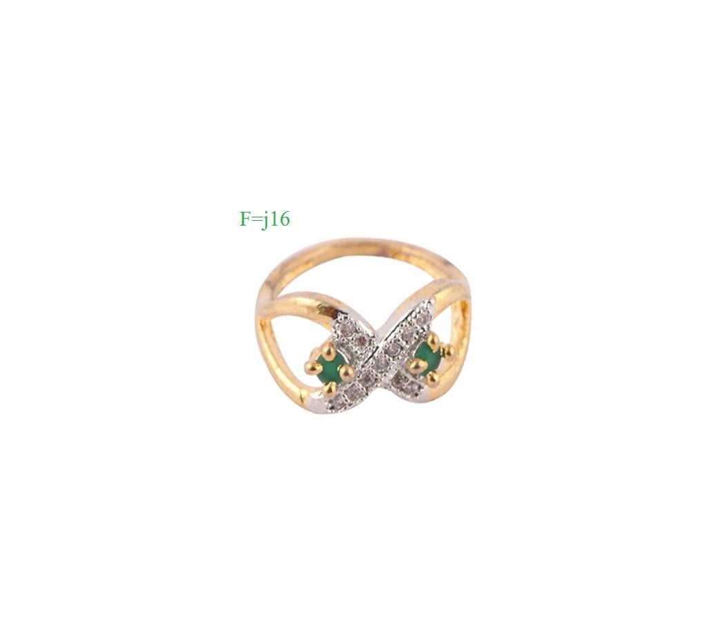 Indian gold plated finger ring-16