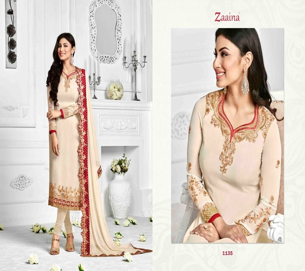Unstitched Embroidery Excellent designer Salwar Kameez - Copy