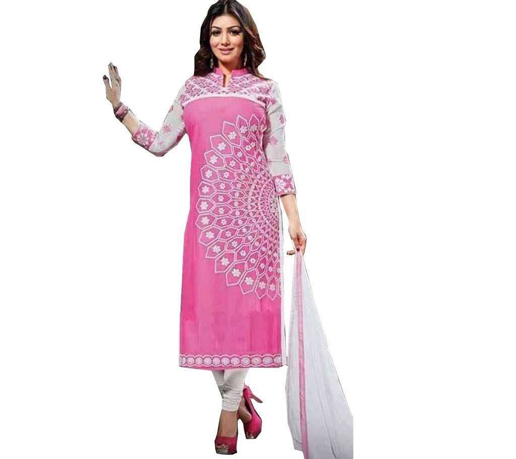 Indian Unstitched Block Printed Cotton Three Piece (Copy)