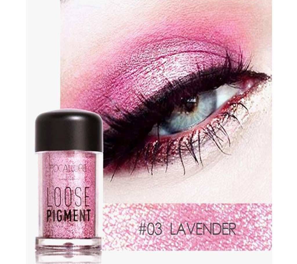 Focallure glitter Loose Pigment Eyeshadow LAVENDER shade