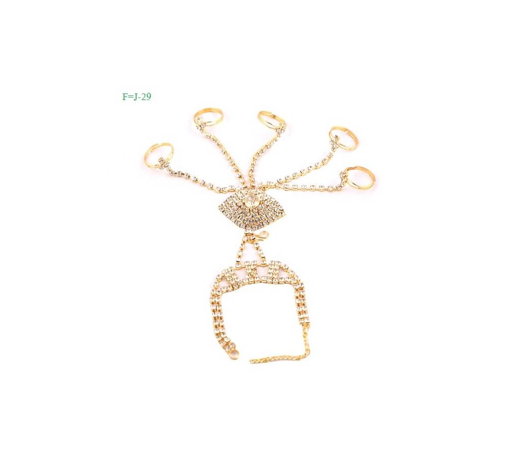 Ladies GOLD PLATED finger RING (2 Pcs) -j29