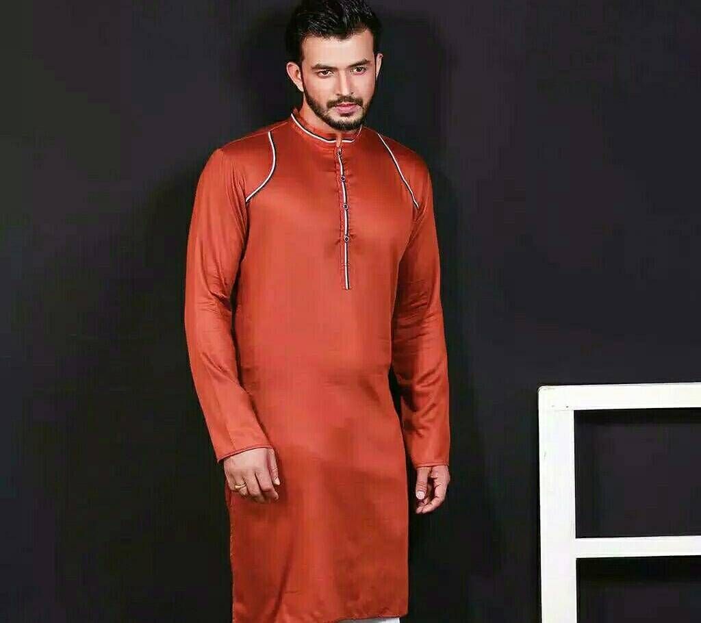 Menz Semi Long Cotton Panjabi