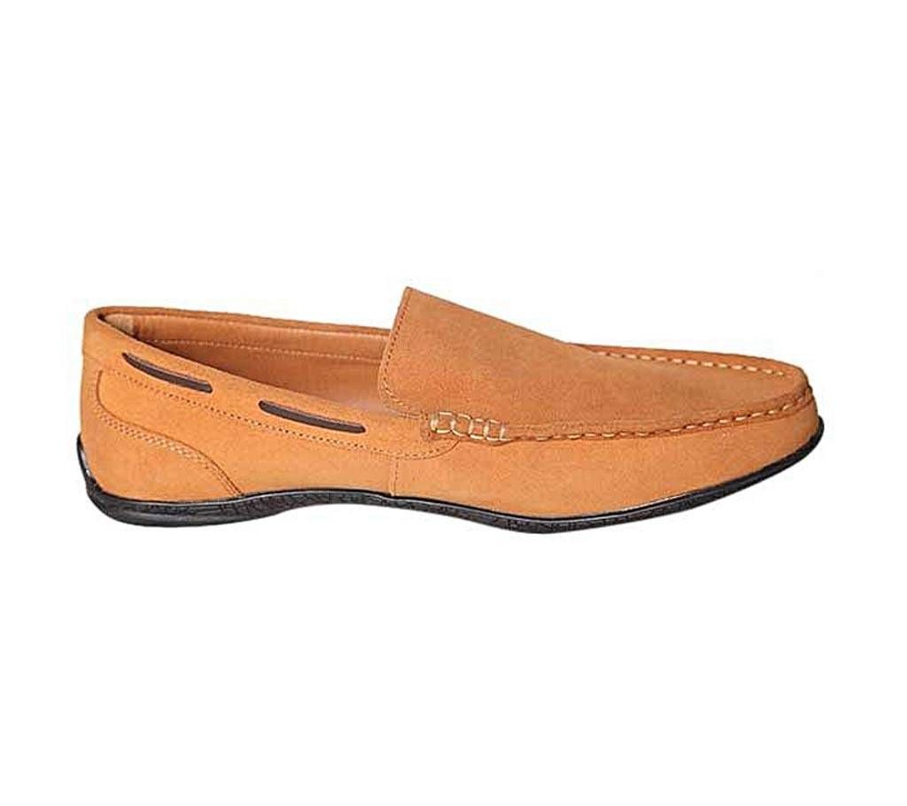 Fortuna Bangladesh Camel Suead Leather Loafers for Men