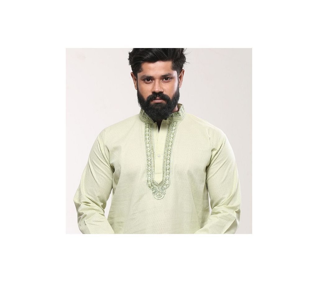 100% china cotton awesome panjabi for man.