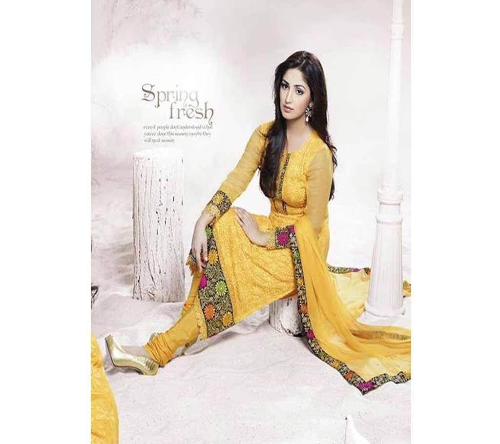 un stitched Georgette salwaar kameez copy 