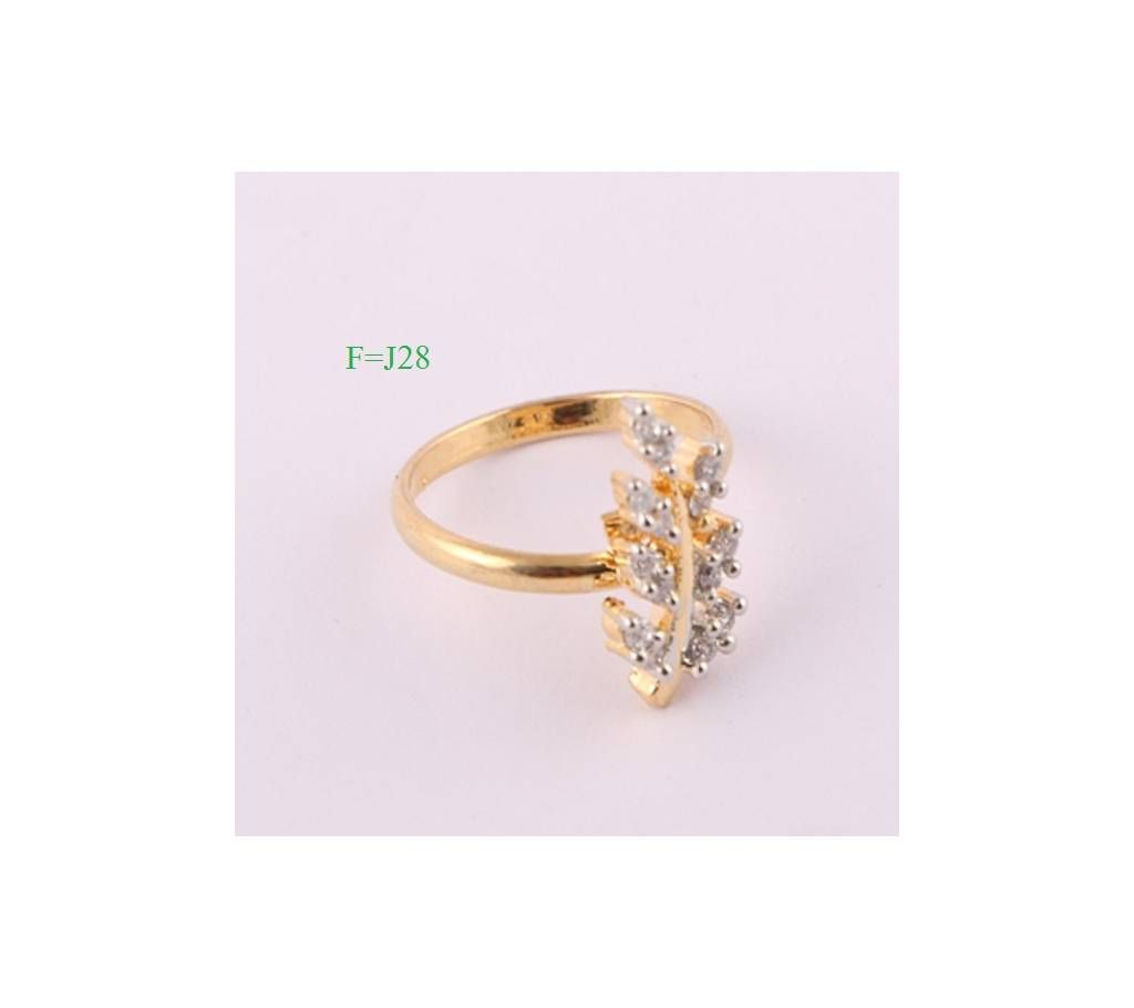 Indian gold plated finger ring-28