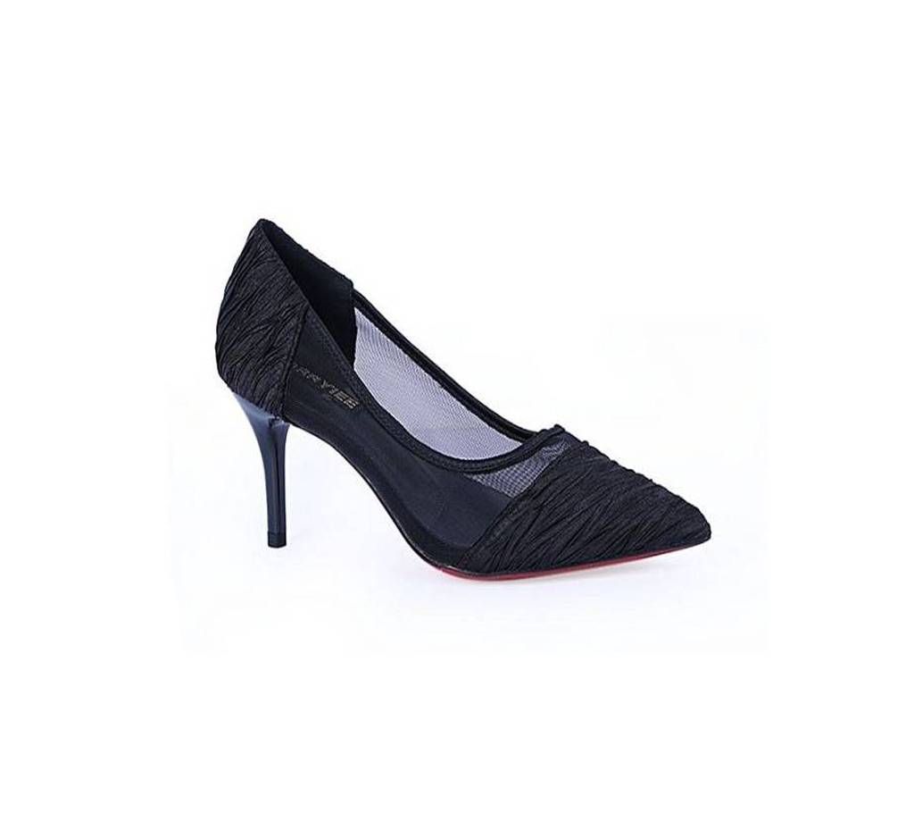 Artificial Leather High Heel Ballerina