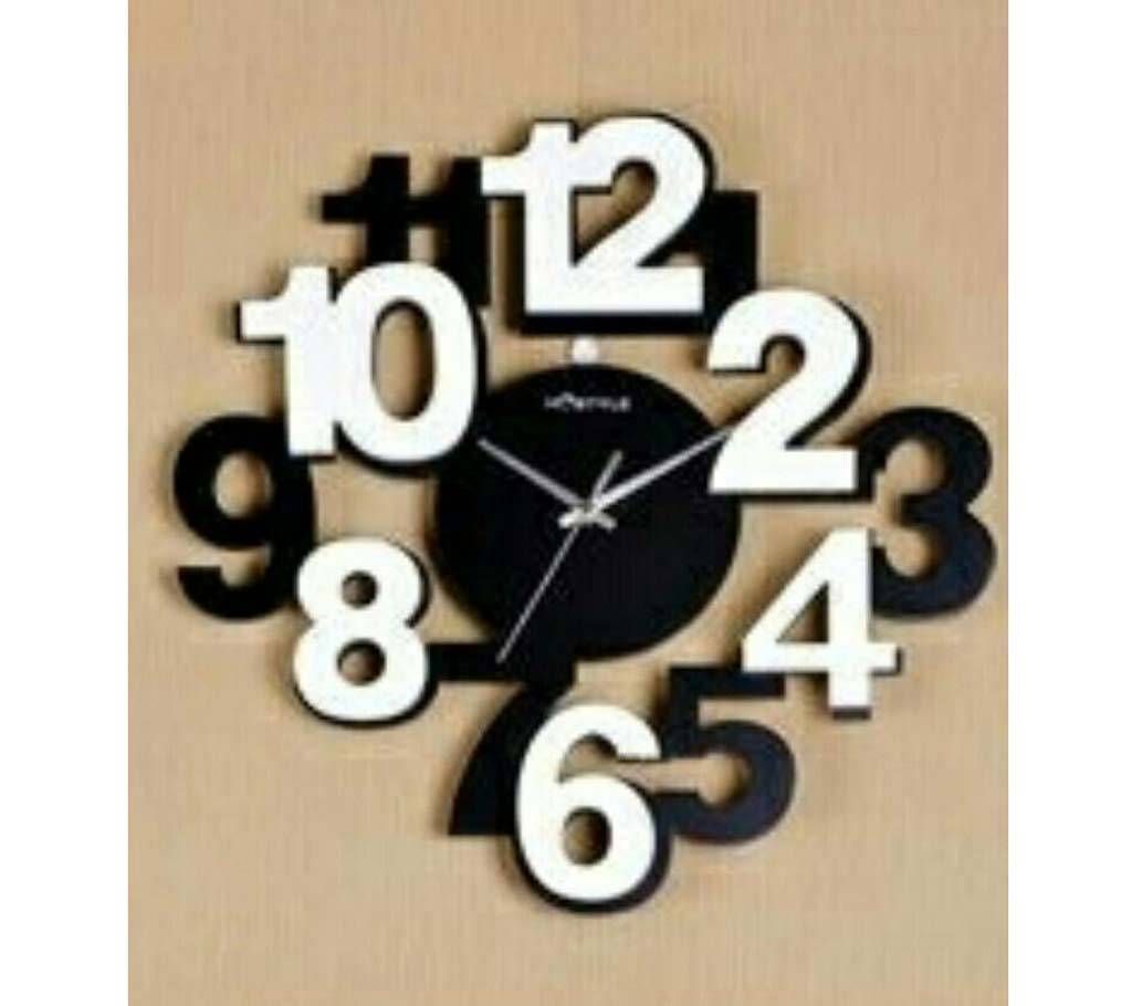wall clock with decorated