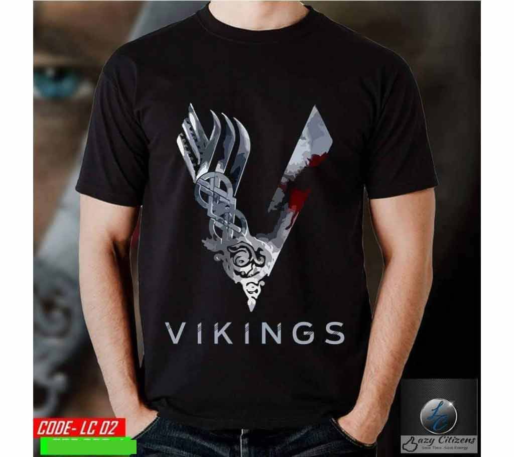 Vikings Gents Half Sleeve Cotton T-Shirt