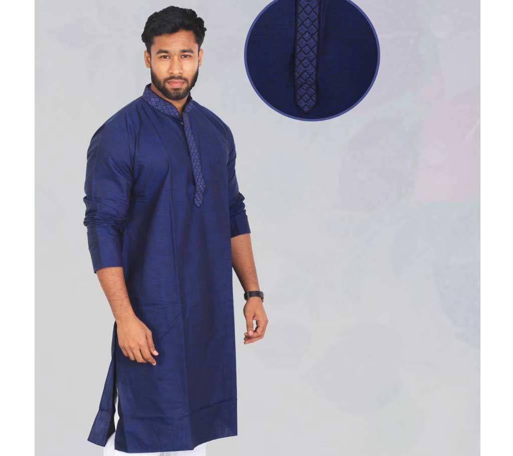 Sultan Navy Blue Long Punjabi