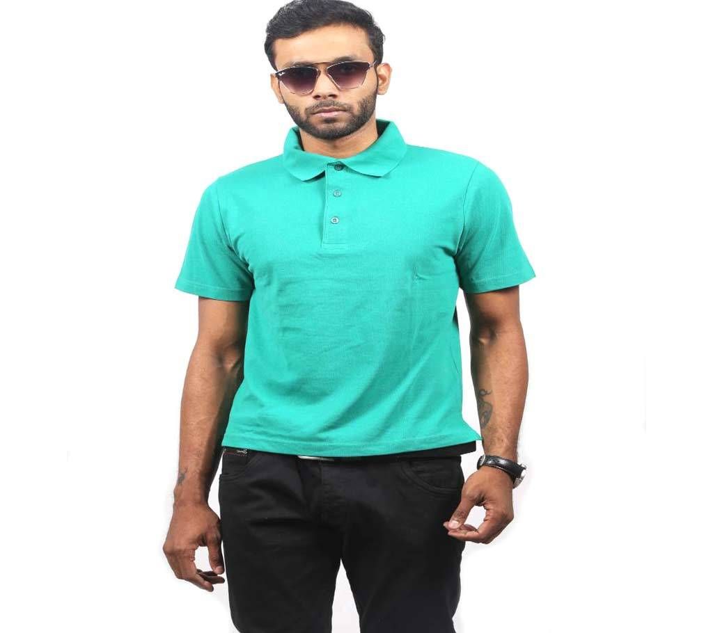 MENS Casual Polo Shirt-Sky Blue