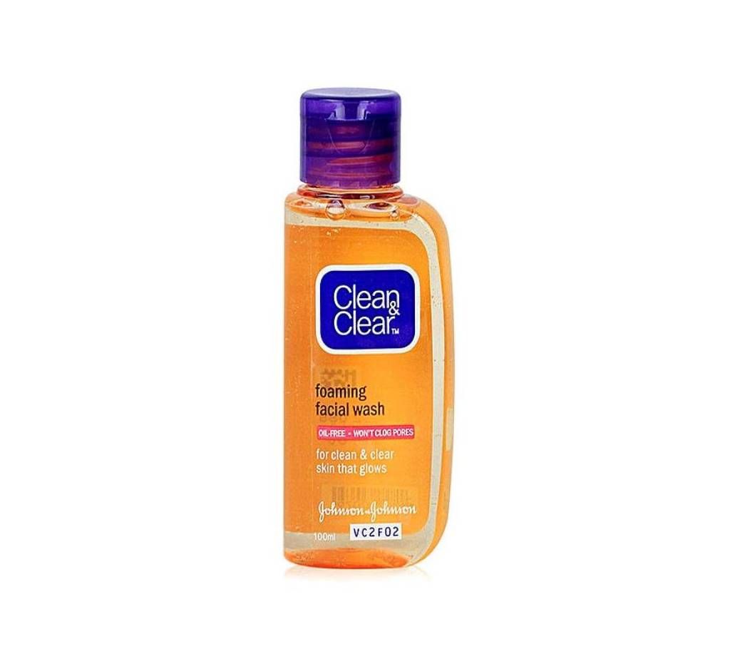 Clean & Clear Foaming Facial Wash for Women - 100m India 