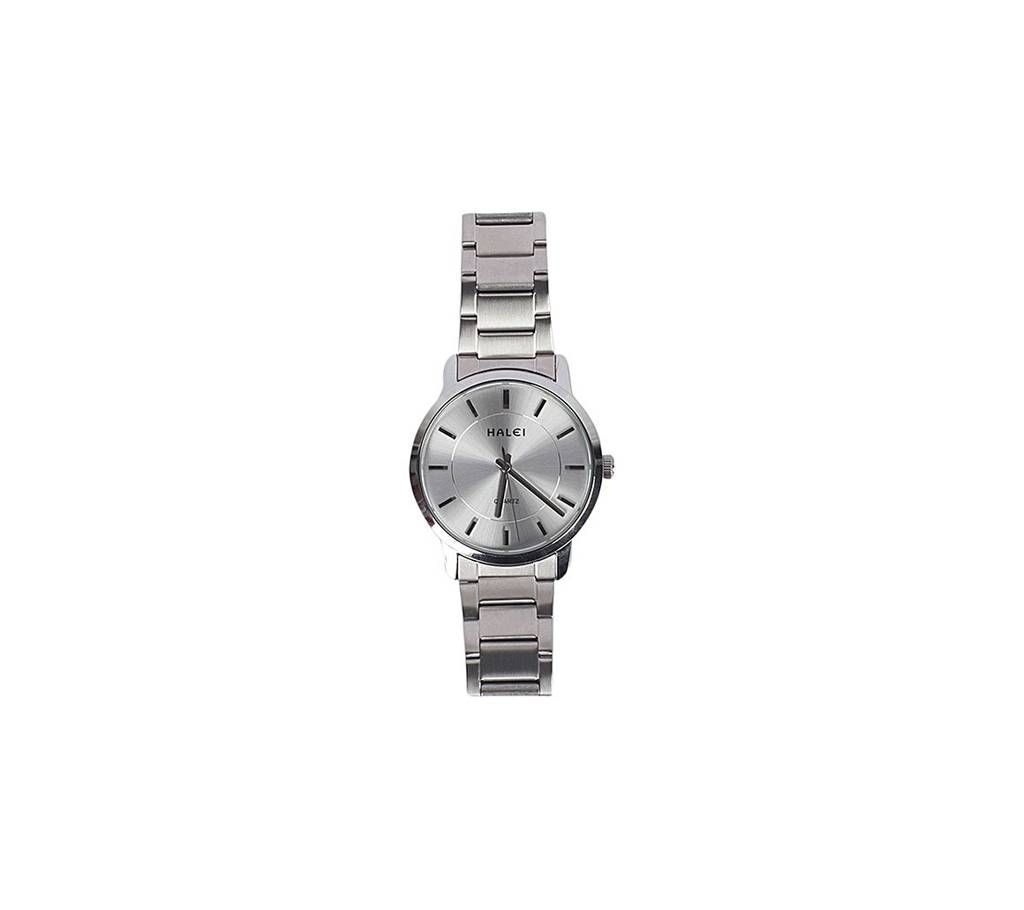 Silver Stainless Steel Analog Watch for Men (waterproof)