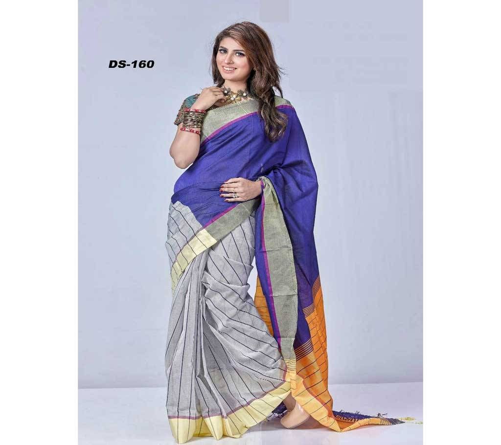 Multi Color Muslin Cotton Saree