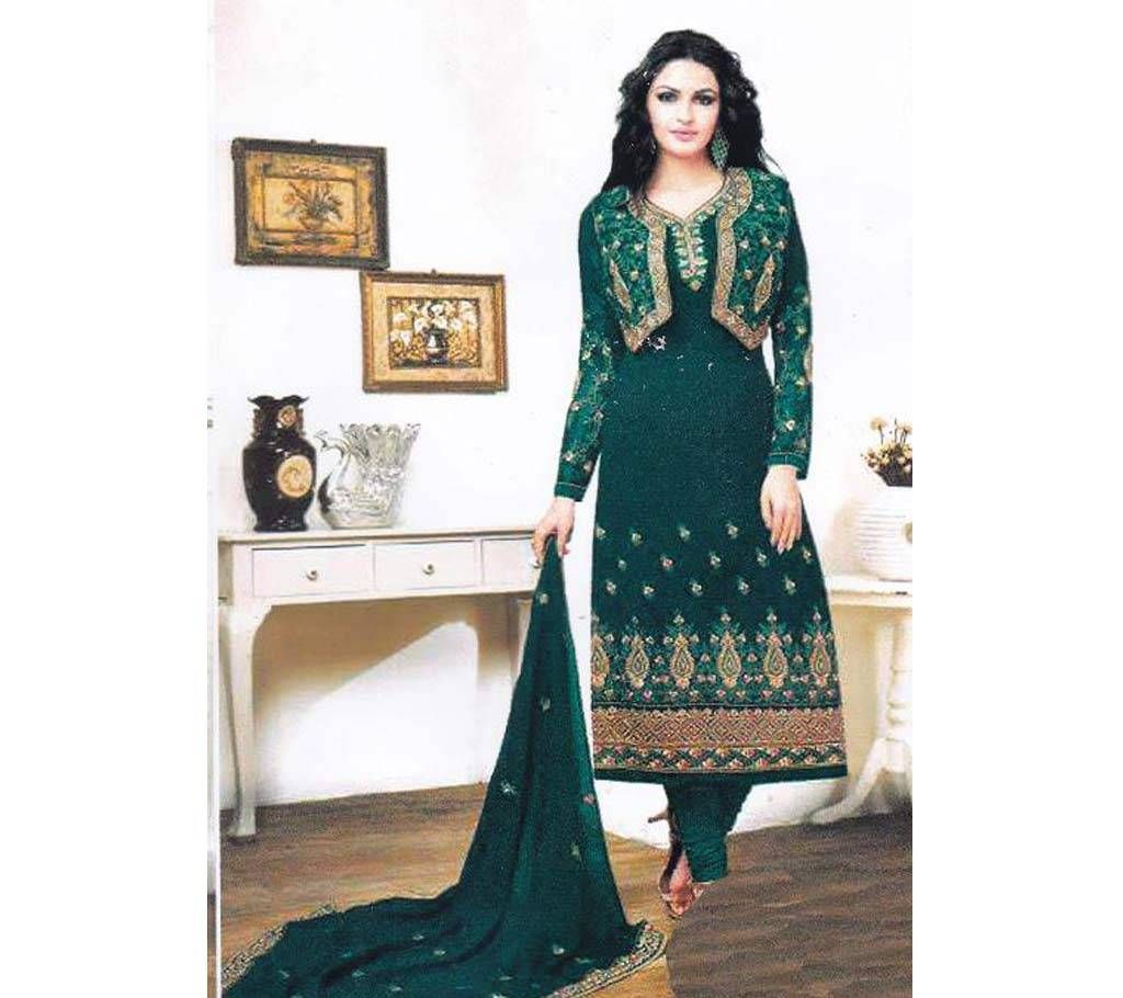 Indian semi stitched Georgette party dress with coty (copy)