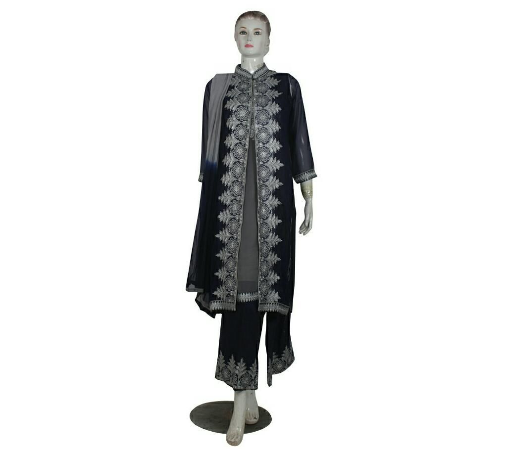 Semi Stitched Georgette Embroidery Salwar Kameez 