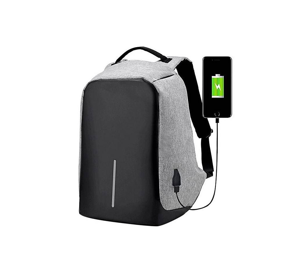 Full Waterproof Anti Theft Backpack - Ash 