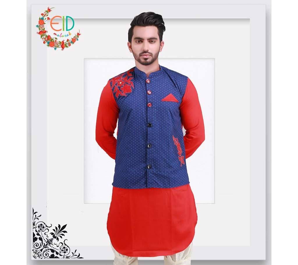 Embroidery Cut Punjabi with Koti