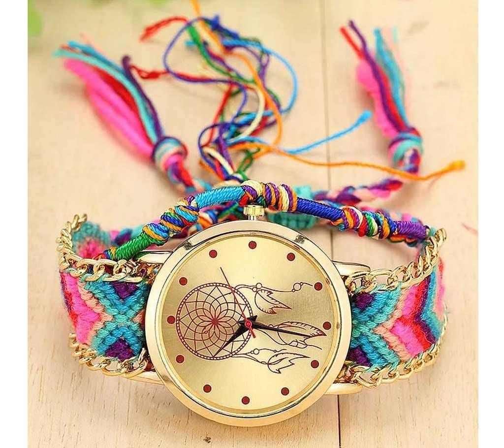 Vintage Multicolor handmade watch