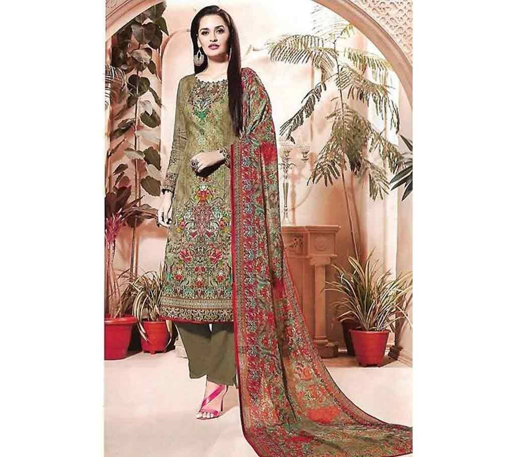 Mumtaz Brand Indian Unstitched Lawn Three piece