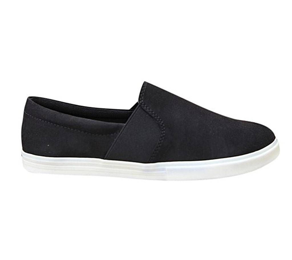 Fortuna Bangladesh Black Canvas Sneakers for Men
