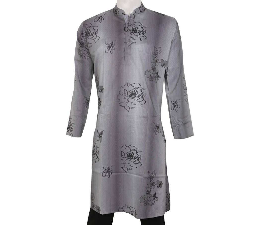 Indian Block Printed Cotton Punjabi With Pajamas