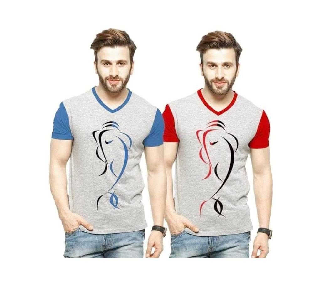 Mens Cotton Half Sleeve T-shirt (Combo)