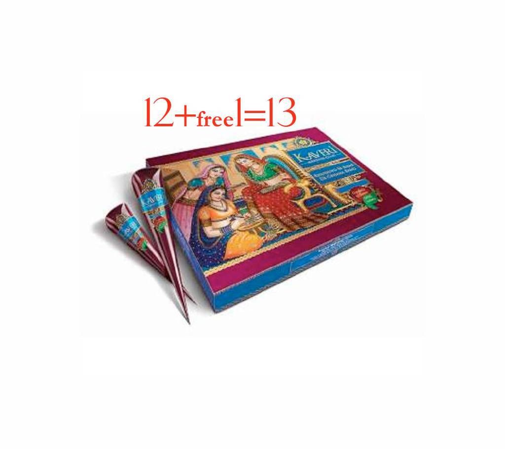 Kaveri cone mehndi (12 unit )