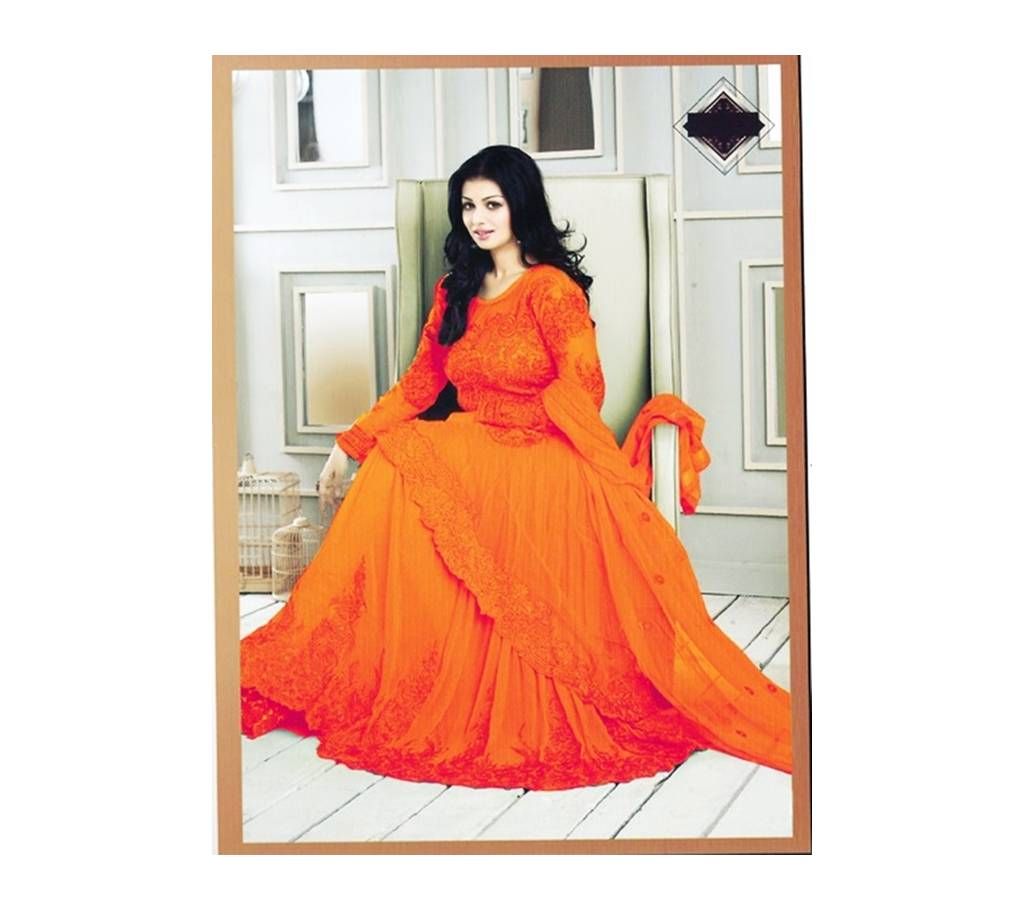 Indian Semi stitched Georgette Embroidery Long Party Suit (Copy)