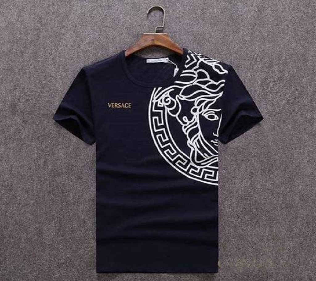 Multi color half sleeve cotton t shirt 