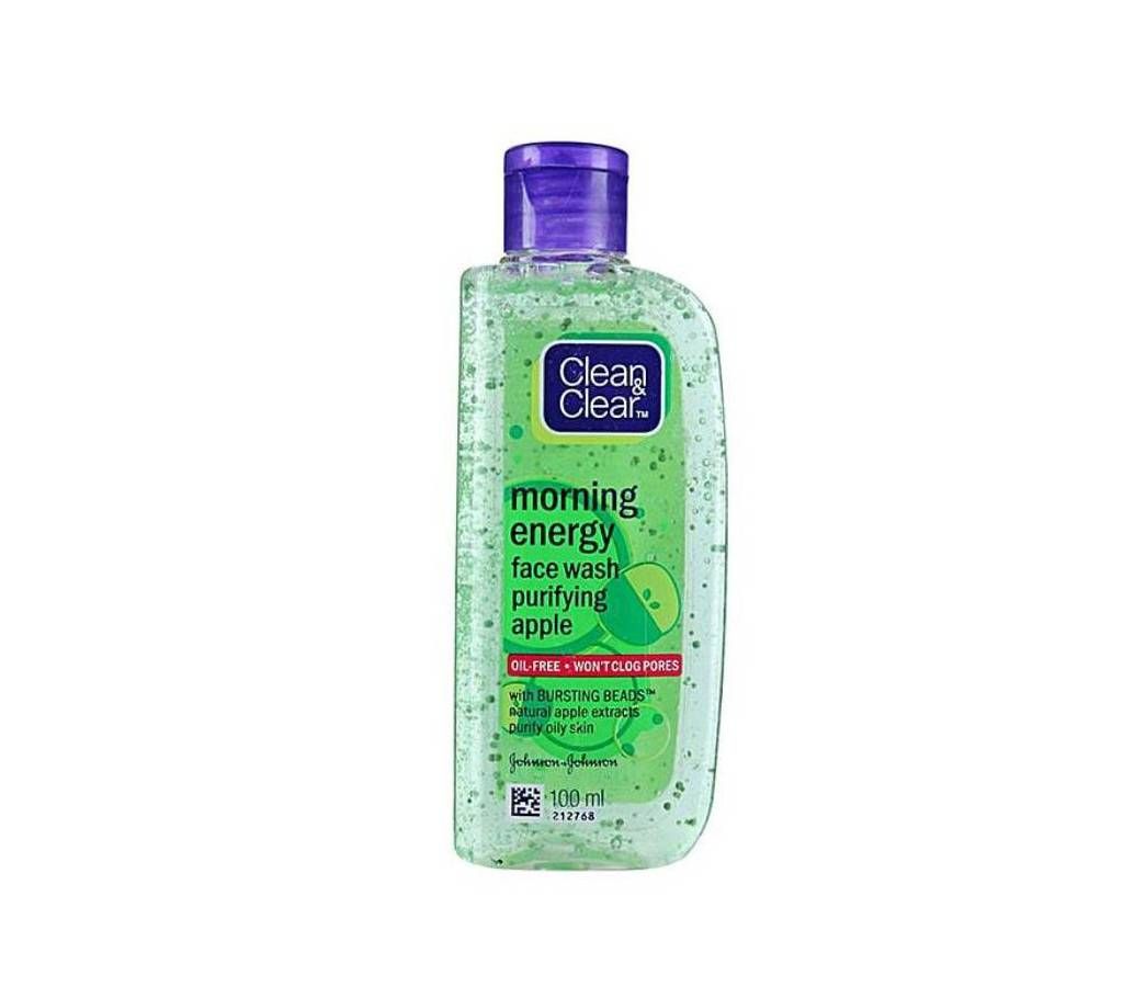 Clean & Clear Morning Energy Apple Face Wash 100ml INDIA