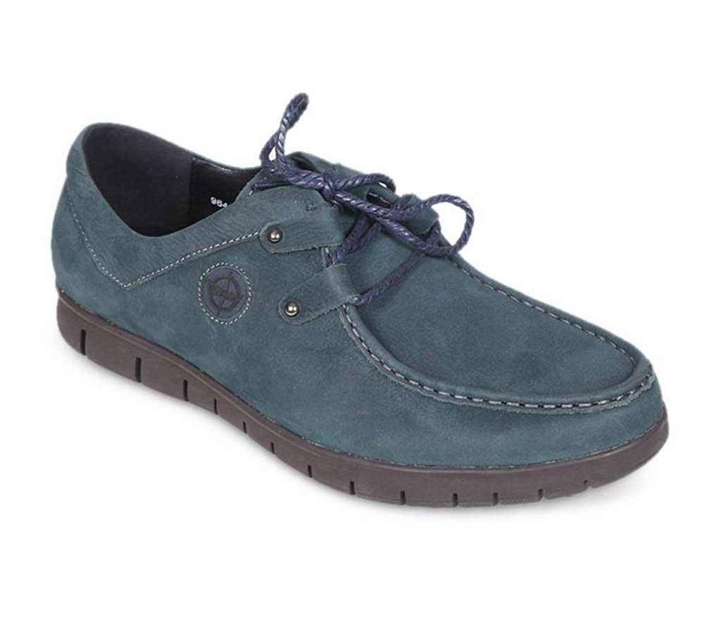 Maverick Men's Green Nubuck Leather Casual Shoe
