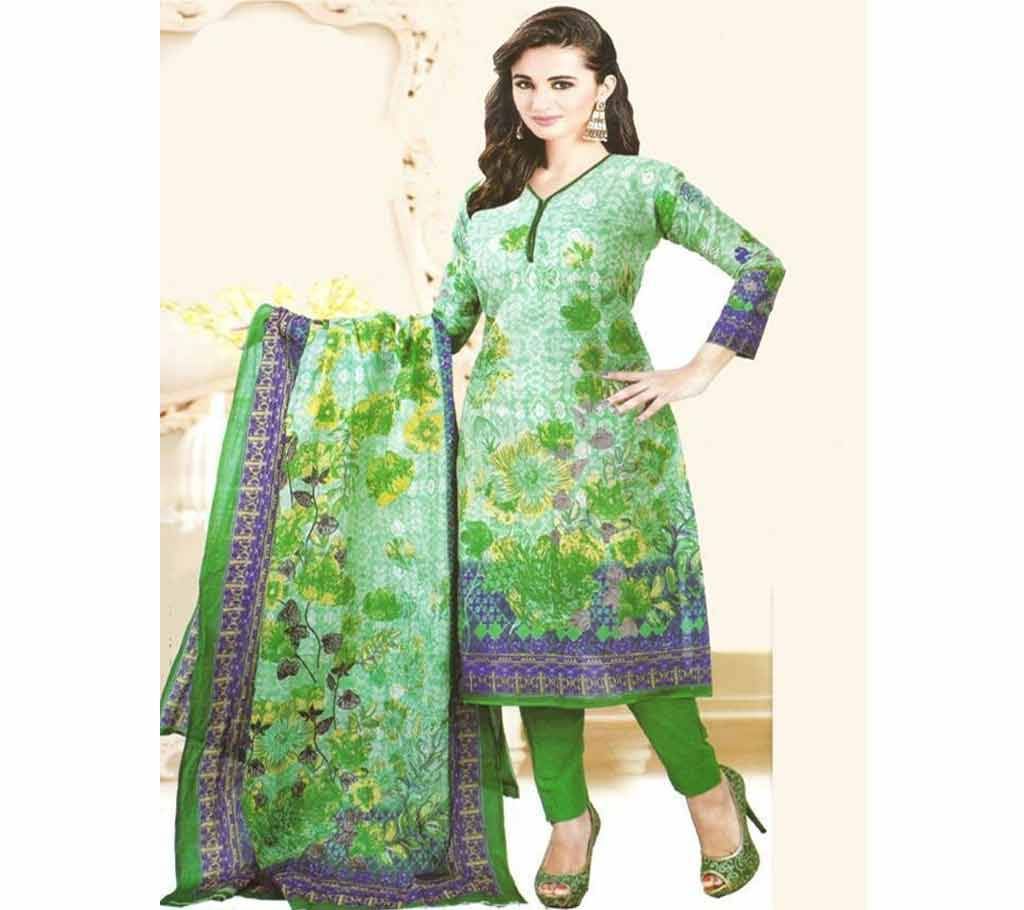 Unstitched santoon organdy three piece (Copy)