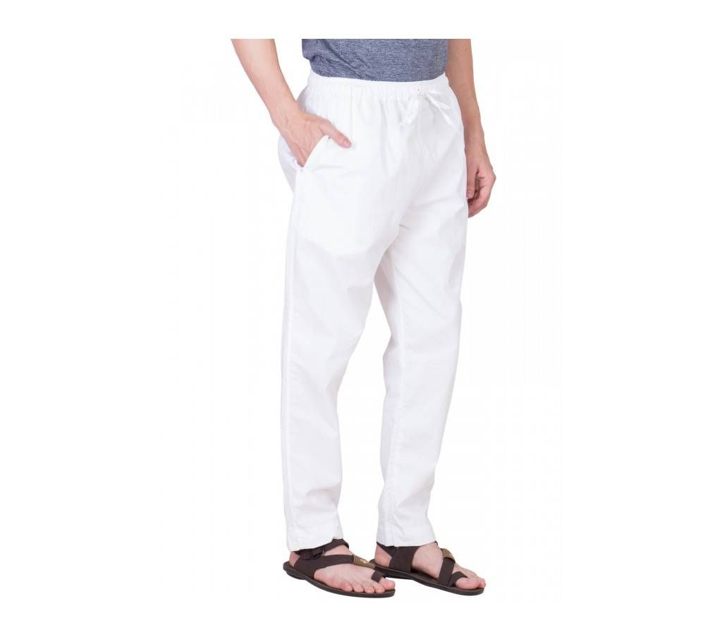 Pant Cut Pyjama-Plain White