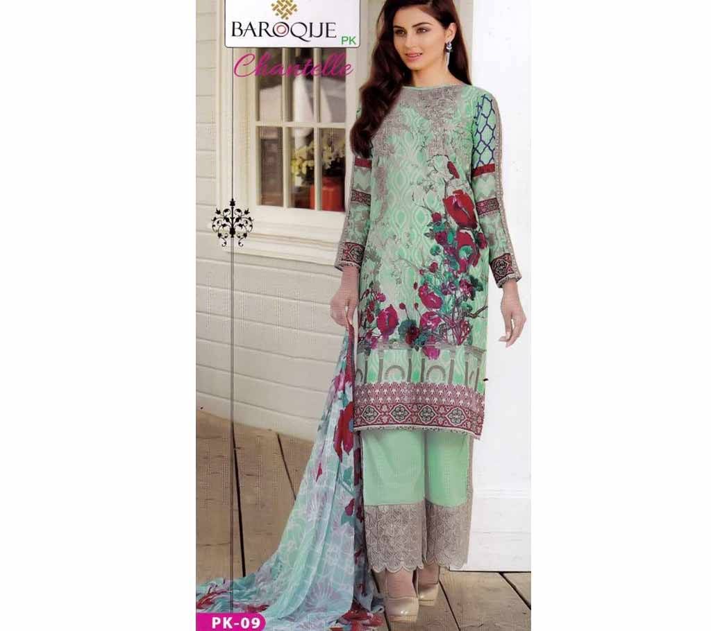 UNSTITCHED LAWN THREE PIECES