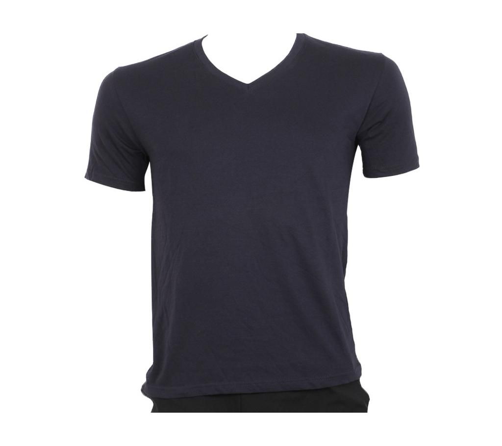 Mens Half Sleeve V-Neck T-Shirt
