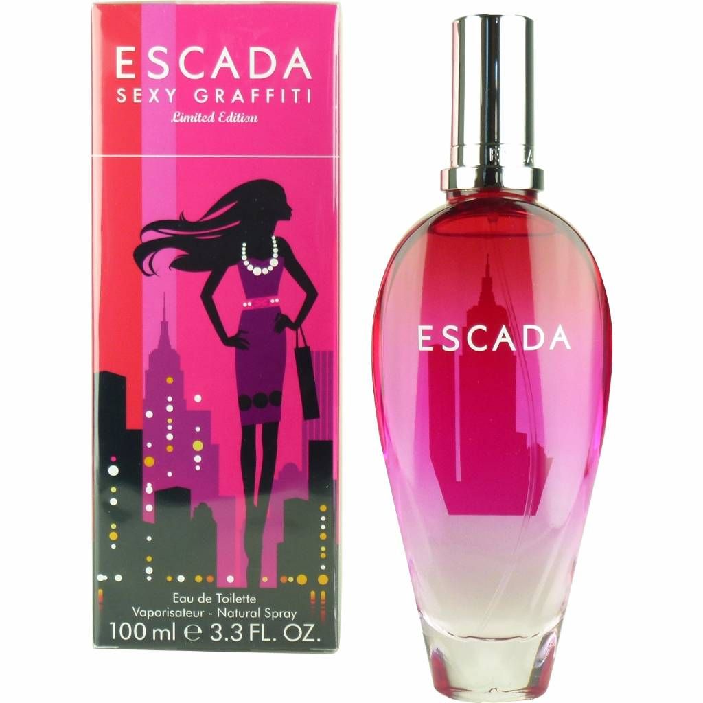 Escada Sexy Graffiti Eau De Toilette Ladies Perfume 100ml - UK