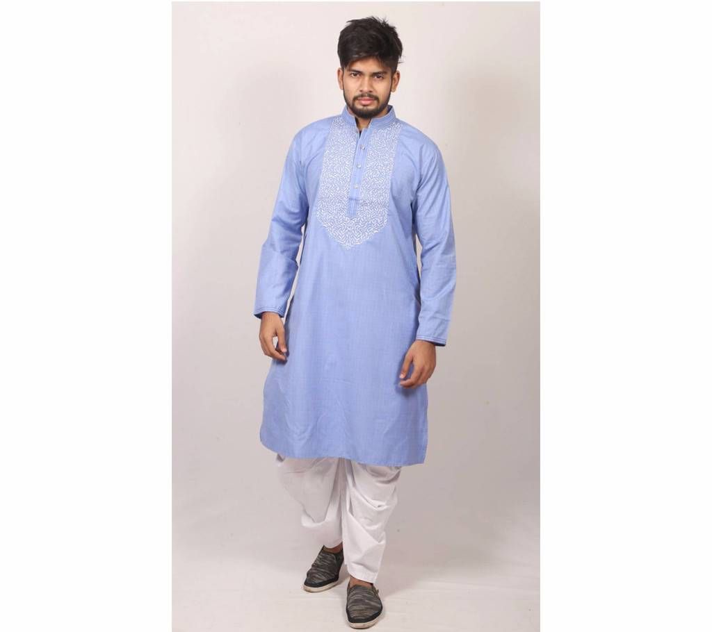 Men's Indian Braso Check Punjabi