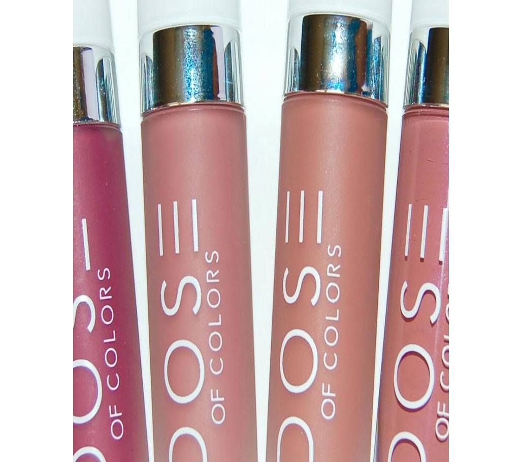 Dose Of Colors Liquid matte lipstick - 4pcs (USA)