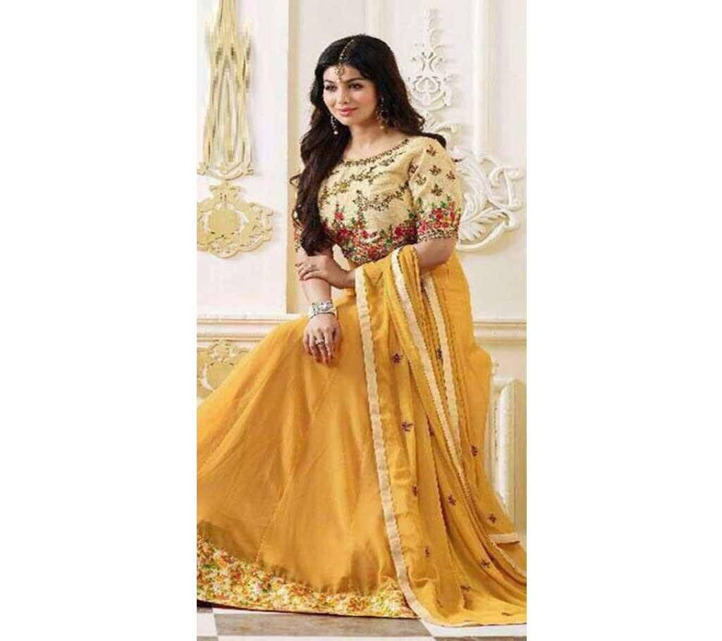 Unstitched Long Party Dress (Copy)