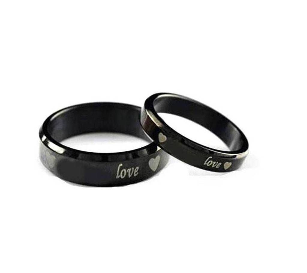 Black Couple Finger Ring For Love